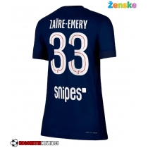 Ženske Nogometnih dresov Paris Saint-Germain Warren Zaire-Emery #33 Domači 2025-26 Kratki rokavi